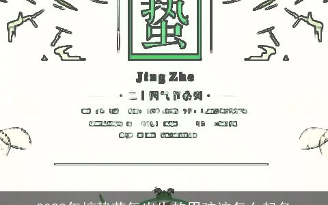 2023年惊蛰节气出生的男孩该怎么起名