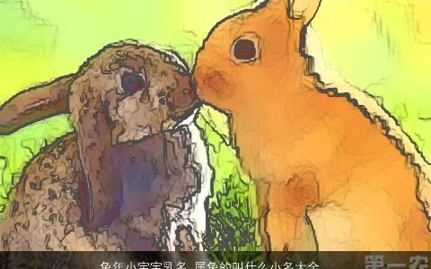 兔年小宝宝乳名 属兔的叫什么小名大全最好 洋气有内涵的虎宝宝乳名小名名最新