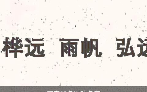 廖字取名男孩名字