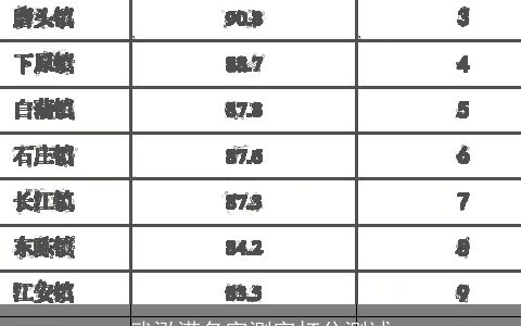 武泓滢名字测字打分测试