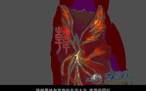 姓韩男孩有寓意的名字大全 寓意前程似锦2024 寓意寓意的韩姓男孩名最新