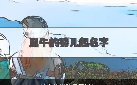 缺土的男孩名字属牛