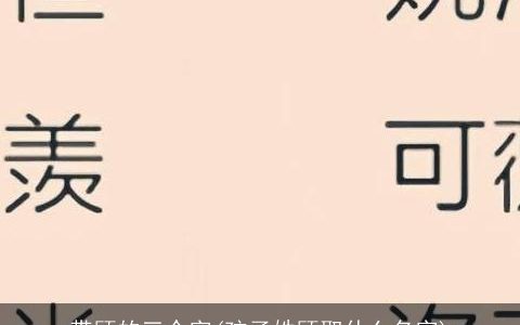 带顾的三个字(孩子姓顾取什么名字)