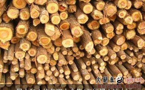 属木和土的名字大全集(五行属土缺木)