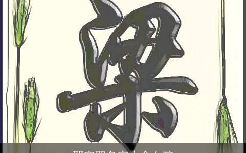 邢字取名字大全女孩