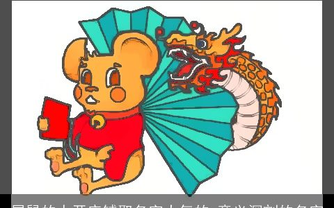 属鼠的人开店铺取名字大气的 意义深刻的名字