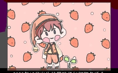 2024年12月出生的男孩子如何取名适合