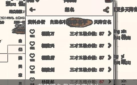 龚梦琪免费测名字评分