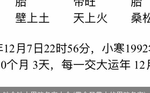 缺金缺水男孩名字大全(带金又带水的男孩名字)