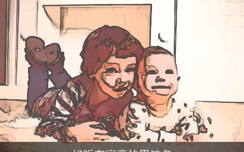 好听有寓意的男孩名