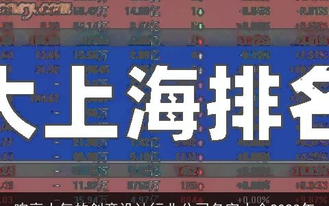 响亮大气的创意设计行业公司名字大全2024年