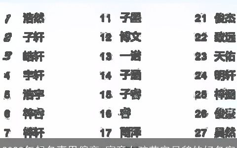 2024年起名喜用偏旁 寓意女孩花容月貌的好名字