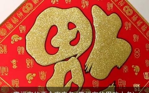 带福字的两个字店名(带福字的男孩小名)