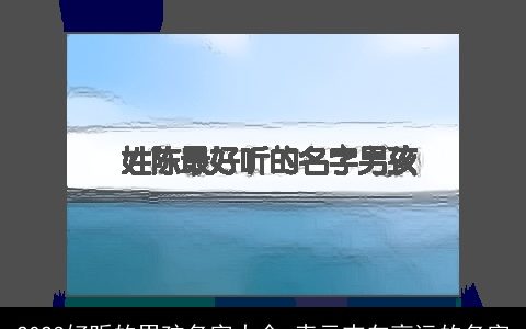 2024好听的男孩名字大全 表示志向高远的名字