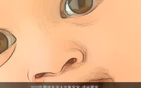 2023年男孩名字大全兔宝宝 适合男宝宝的名字 洋气好听的男孩虎宝宝男名字最新