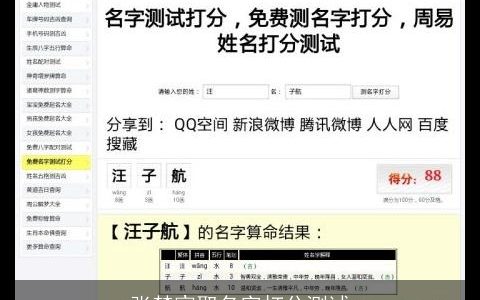 张梦宸取名字打分测试