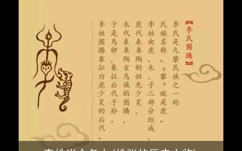 李姓当今名人(姓张的历史人物)