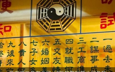 三字顺口名字公司 好听又聚财新公司名称