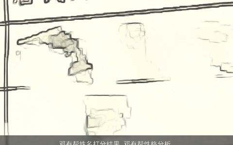 邓有帮姓名打分结果 邓有帮性格分析 2023新颖有涵养的宝宝名字大全推荐