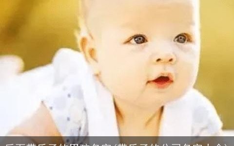 后面带乐子的男孩名字(带乐子的公司名字大全)