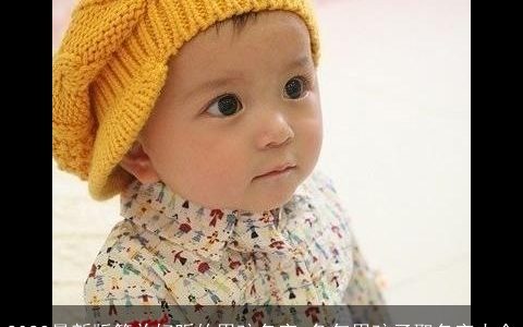 2024最新版简单好听的男孩名字 龙年男孩子取名字大全