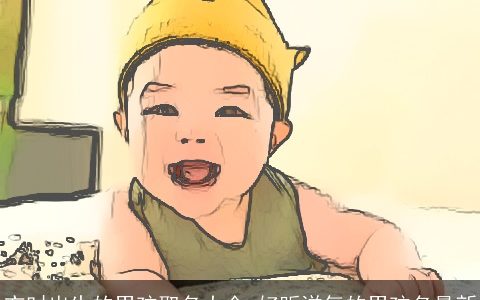 亥时出生的男孩取名大全 好听洋气的男孩名最新