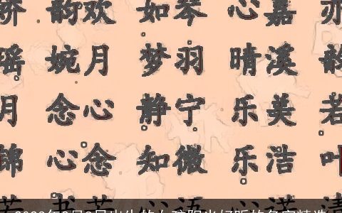 2023年2月8日出生的女孩阳光好听的名字精选