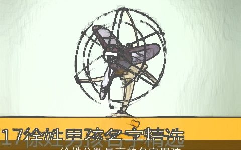 徐姓分数最高的名字男孩