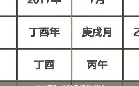 翟雨霞孩子起名打分测试