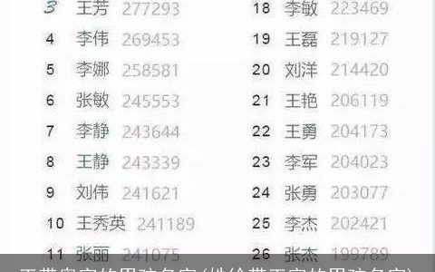 王带奥字的男孩名字(姓徐带王字的男孩名字)