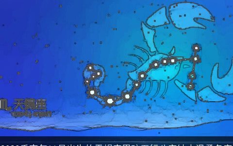 2024壬寅年11月出生的天蝎座男孩五行八字缺水温柔名字