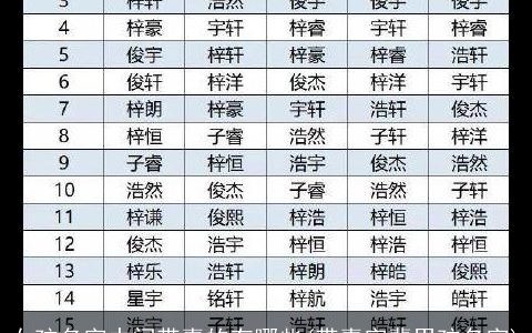 女孩名字中间带嘉的有哪些(带嘉字辈男孩名字)