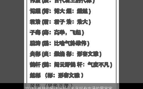 2023年姓赵的男孩叫什么名字好有内涵的男宝宝名字大全 好听内涵的年姓男孩男宝宝名字大全精挑