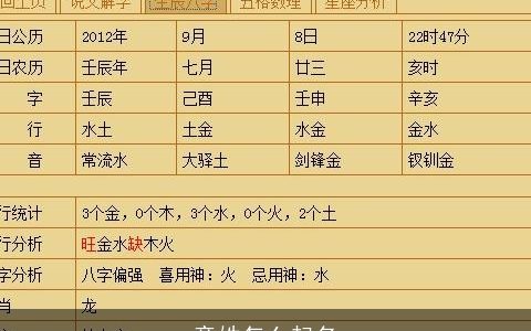 童姓怎么起名