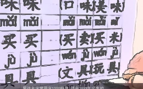 男孩名字常用字1000精选 适合2023年出生的男宝宝取名大全  取名网 好听吉利的男孩男宝宝名字