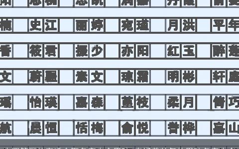 十四笔画的字适合取名字大全男孩 有涵养帅气的男孩名字大全
