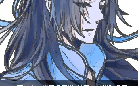 姓苏的古风唯美名字男_姓苏古风男孩名字