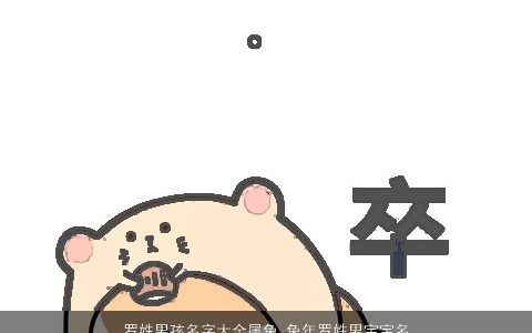 罗姓男孩名字大全属兔 兔年罗姓男宝宝名字 好听吉利的罗姓男孩虎男宝宝名字大全