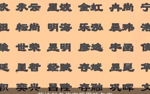 蔡姓起名传字辈男孩名字