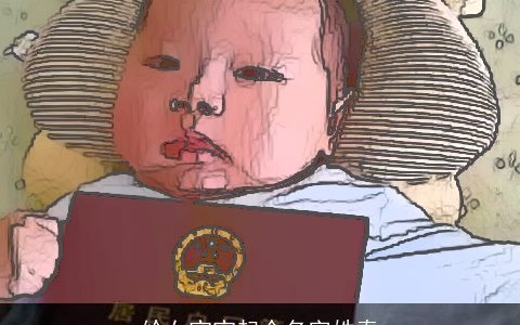 给女宝宝起个名字姓秦