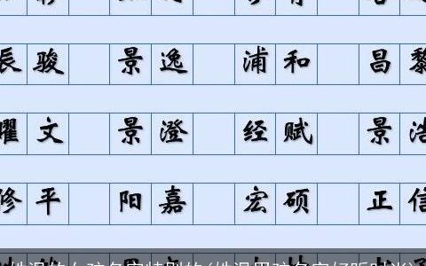 姓温的女孩名字特别的(姓温男孩名字好听时尚)