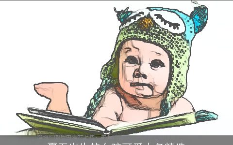 夏至出生的女孩可爱小名精选