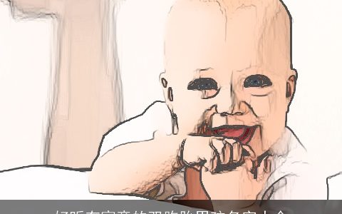 好听有寓意的双胞胎男孩名字大全