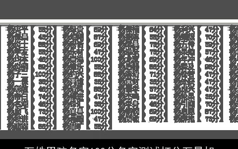 万姓男孩名字100分名字测试打分万景旭