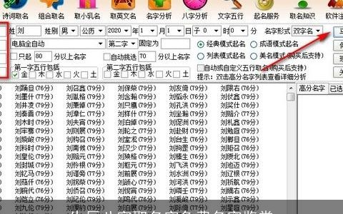 生辰八字取名字免费名字鉴赏