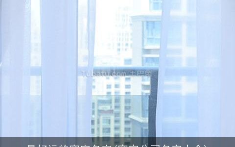 最好运的窗帘名字(窗帘公司名字大全)