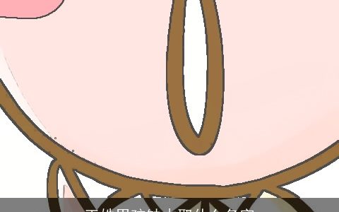 王姓男孩缺木取什么名字