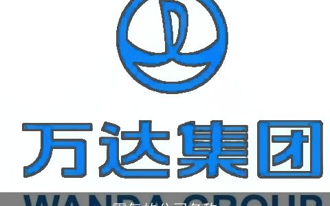 霸气的公司名称