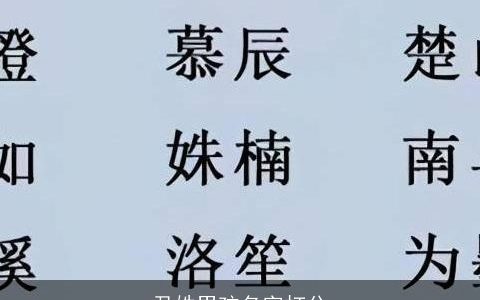 尹姓男孩名字打分