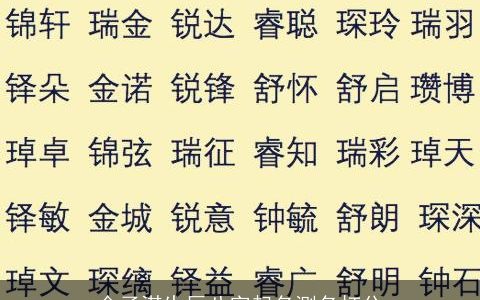 金子淇生辰八字起名测名打分